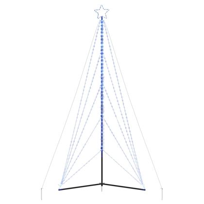 LED коледна елха 615 светодиода синьо 404,5 см