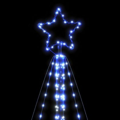 LED коледна елха 615 светодиода синьо 404,5 см