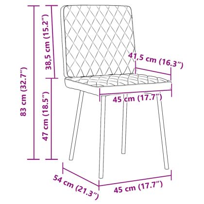 Трапезни столове, 6 бр, бели, изкуствена кожа