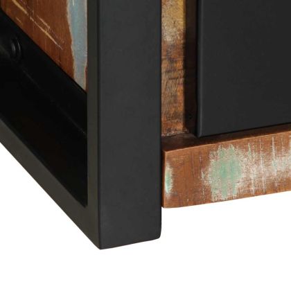 TV шкаф 100x30x25 cm Масивна дървесина Възстановена