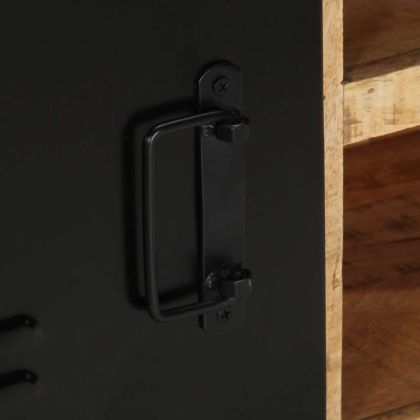 ТВ шкаф 80x30x40 cm Масивна груба дървесина Манго