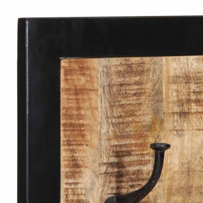 Закачалка за палта 40x2x80 cm Масивна груба дървесина Манго