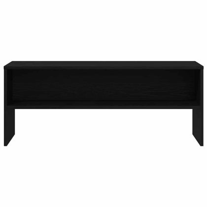 ТВ шкаф, черен дъб, 100x40x40 см, ПДЧ