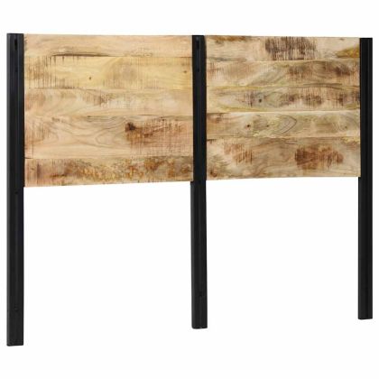 табла за глава 140 cm масивно дърво манго и желязо