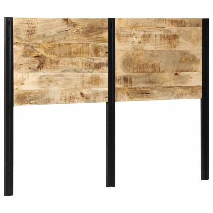 табла за глава 140 cm масивно дърво манго и желязо