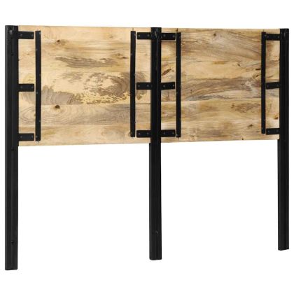 табла за глава 140 cm масивно дърво манго и желязо