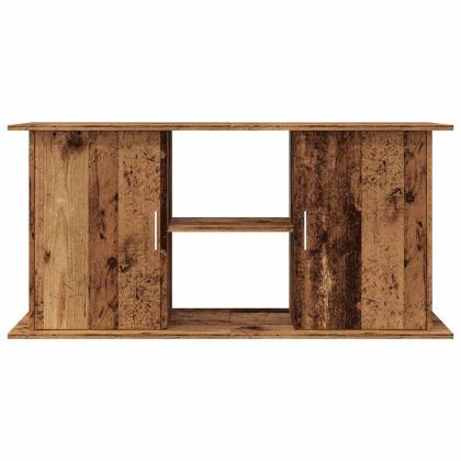 Стойка за аквариум от старо дърво 121x41x58 cm Инженерно дърво
