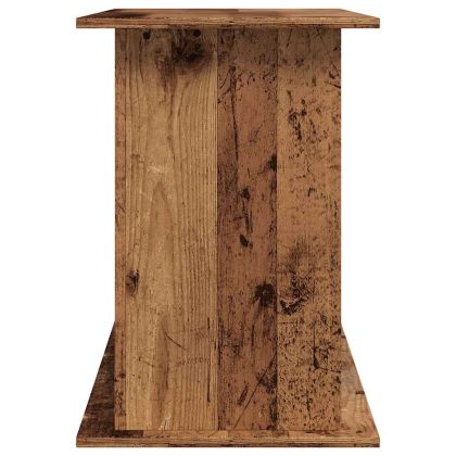 Стойка за аквариум от старо дърво 121x41x58 cm Инженерно дърво