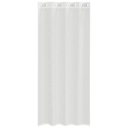 Пердета от воал с втулки, 2 бр, бяло