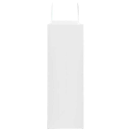 Хартиени торбички 250 бр с дръжки бели 45x17x48 см