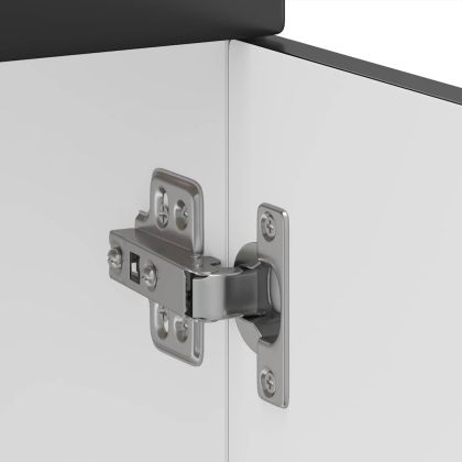 Кухненски шкаф, "Kalmar", черен, инженерно дърво