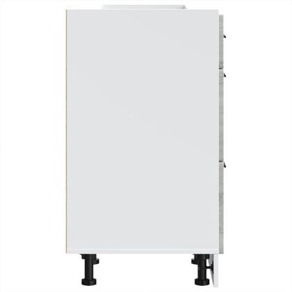 Кухненски шкаф Porto, сив сонома, инженерна дървесина