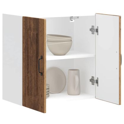 Кухненски стенен шкаф, Kalmar, старо дърво, инженерно дърво