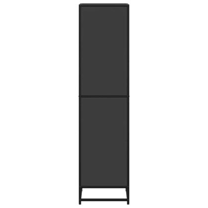 Библиотека, черна, 40x35x139 см, ПДЧ