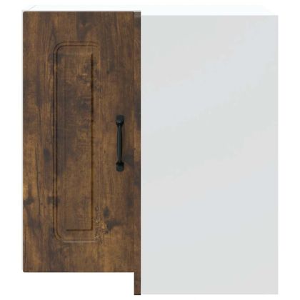 Кухненски стенен ъглов шкаф, Kalmar опушен дъб, инженерно дърво