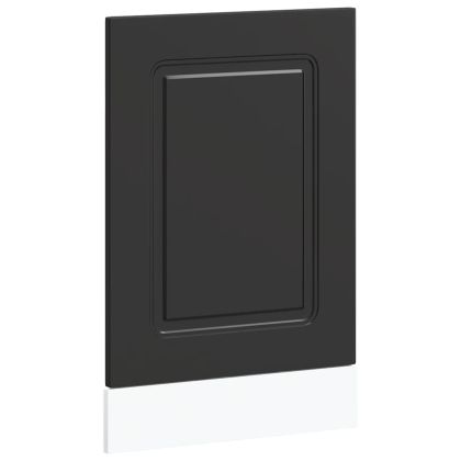 Панел за съдомиялна машина, Kalmar, черен, 45x1,5x57 см, инженерно дърво