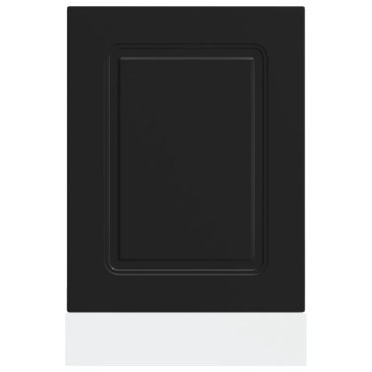 Панел за съдомиялна машина, Kalmar, черен, 45x1,5x57 см, инженерно дърво