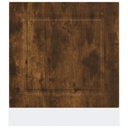 Панел за съдомиялна машина, Kalmar, опушен дъб, 60x1,5x57см, инженерно дърво
