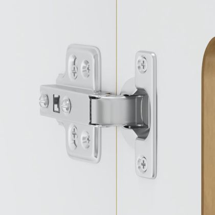 Кухненски стенен шкаф със стъклена врата "Kalmar" от дъб Artisan, инженерна дървесина