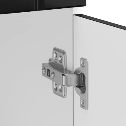 Кухненски шкаф Lucca Черно инженерно дърво