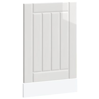 Панел за миялна машина, Lucca, бял гланц, инженерно дърво