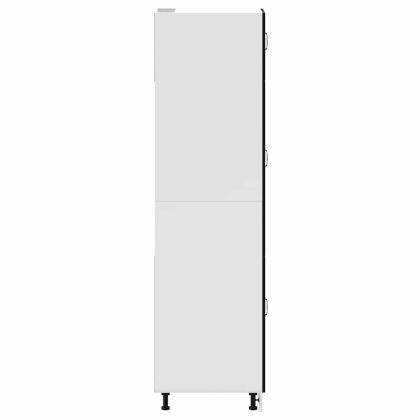 Кухненски шкаф Lucca, черен, инженерно дърво