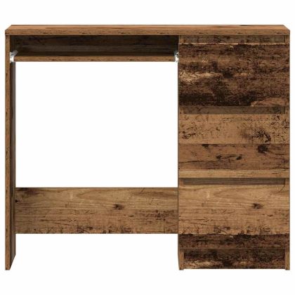 Бюро от старо дърво 90x45x76 cm Инженерна дървесина