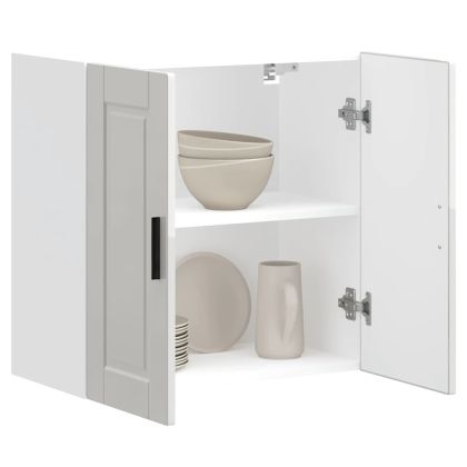 Кухненски стенен шкаф Porto, бял гланц, инженерно дърво