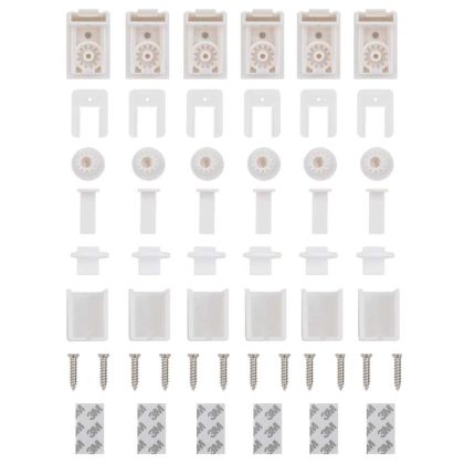 Плисирана щора Бордо червено 110x150 cm Ширина на плата 109,4cm