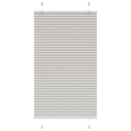 Плисирана щора Светло сиво 75x150 cm Ширина на плата 74,4 cm