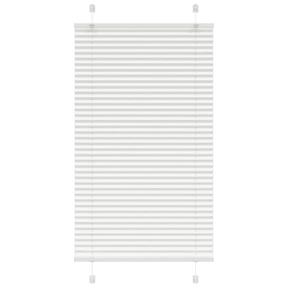 Плисирана щора Бяла 75x100 cm Ширина на плата 74,4 cm