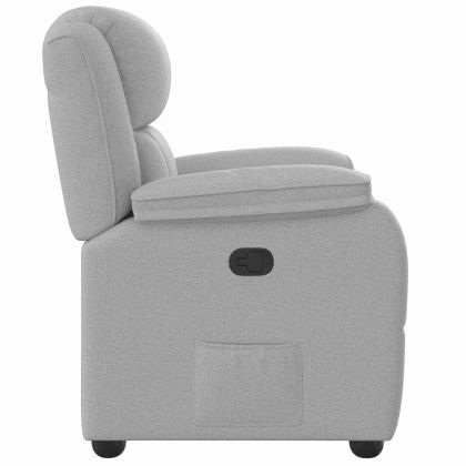 Recliner Chair Cloud Grey Fabric