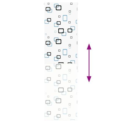 Ролетна щора за баня 60x240 см Ширина на плата 56 см