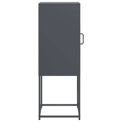 Шкаф антрацит 36x39x107 cm Студено валцувана стомана