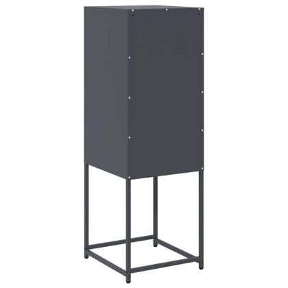 Шкаф антрацит 36x39x107 cm Студено валцувана стомана
