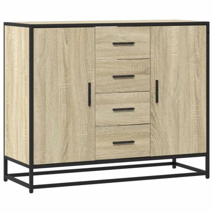 Бюфет Сонома Дъб 92x35x76 cm Инженерна дървесина