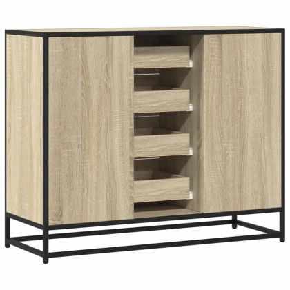 Бюфет Сонома Дъб 92x35x76 cm Инженерна дървесина