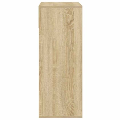 Библиотека, дъб сонома, 66x31x80 см, инженерно дърво