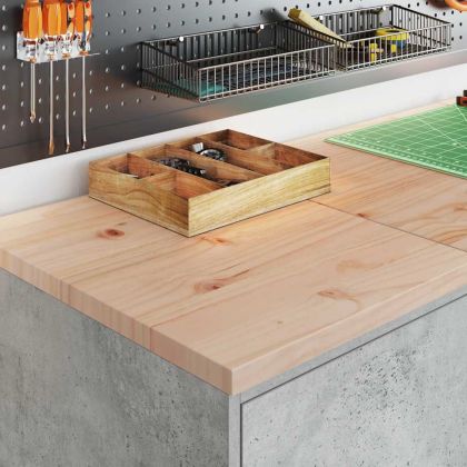 Гаражен шкаф за съхранение, бетонно сив, 40x51x85 см, бор масив