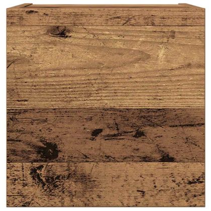 Комплект ТВ шкафове за стенен монтаж 4 части, инженерно дърво