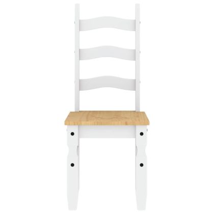 Трапезен комплект от 5 части Panama, Бяла бор масив