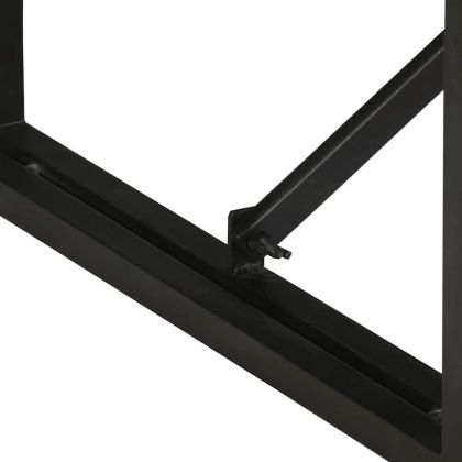 Маса за кафе, 100x50x35 см, грубо мангово дърво масив