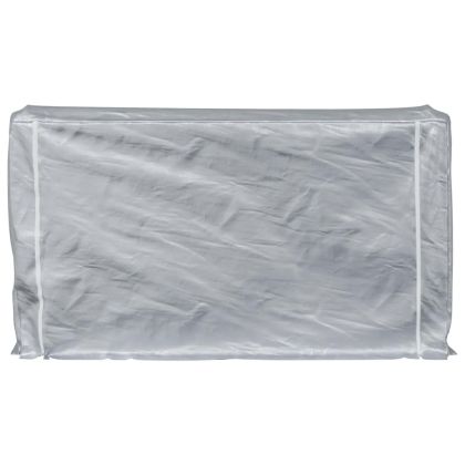 Стойка за дърва за огрев с дъждобран Поцинкована стомана