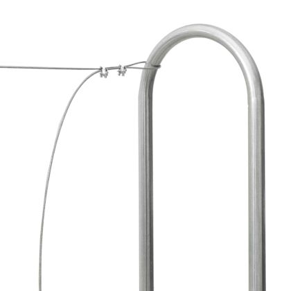 Стойка за дърва за огрев с дъждобран Поцинкована стомана