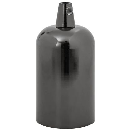 Лампи 2 бр. лъскави черни E27