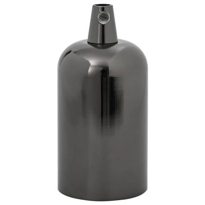 Лампи 2 бр. лъскави черни E27