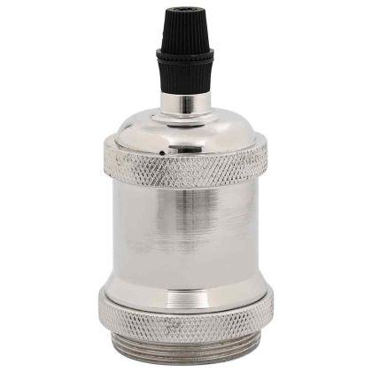 Лампи 2 бр. сатениран никел E27