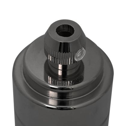 Лампи 2 бр. лъскави черни E27