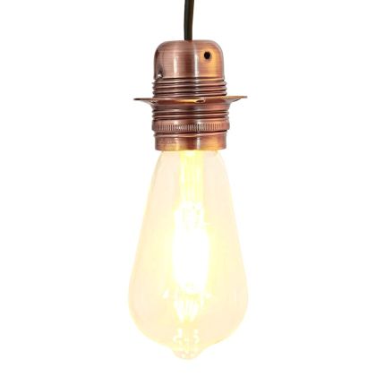 Лампи 2 бр Червен бронз E27