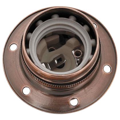 Лампи 2 бр Червен бронз E27